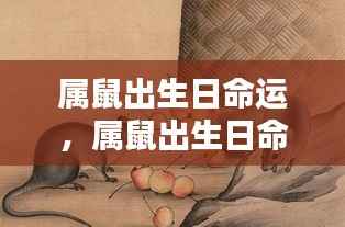 属鼠出生日命运揭秘，鼠年出生者的命运走势与人生轨迹探索