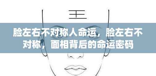 面相揭秘，脸左右不对称背后的命运密码与人生轨迹