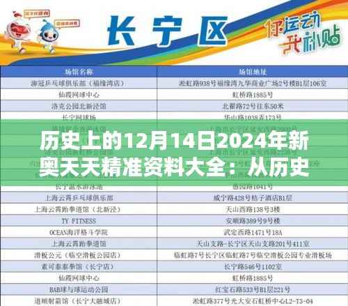 历史上的12月14日2024年新奥天天精准资料大全：从历史的尘埃中挖掘新奥领域的珍宝