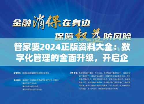 管家婆2024正版资料大全：数字化管理的全面升级，开启企业资源优化新篇章